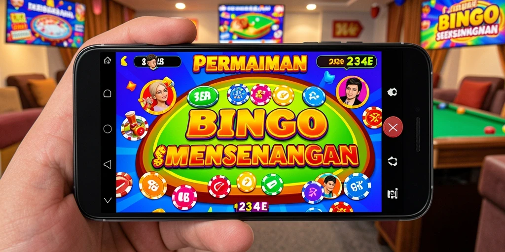 Screenshot gameplay 234E yang menunjukkan keseruan bermain Bingo.