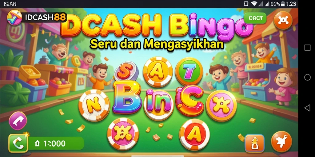 Tampilan gameplay Bingo yang seru dan interaktif di IDCASH88.