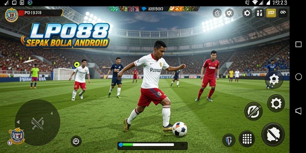 Tampilan menarik dari gameplay sepak bola di LPO88.