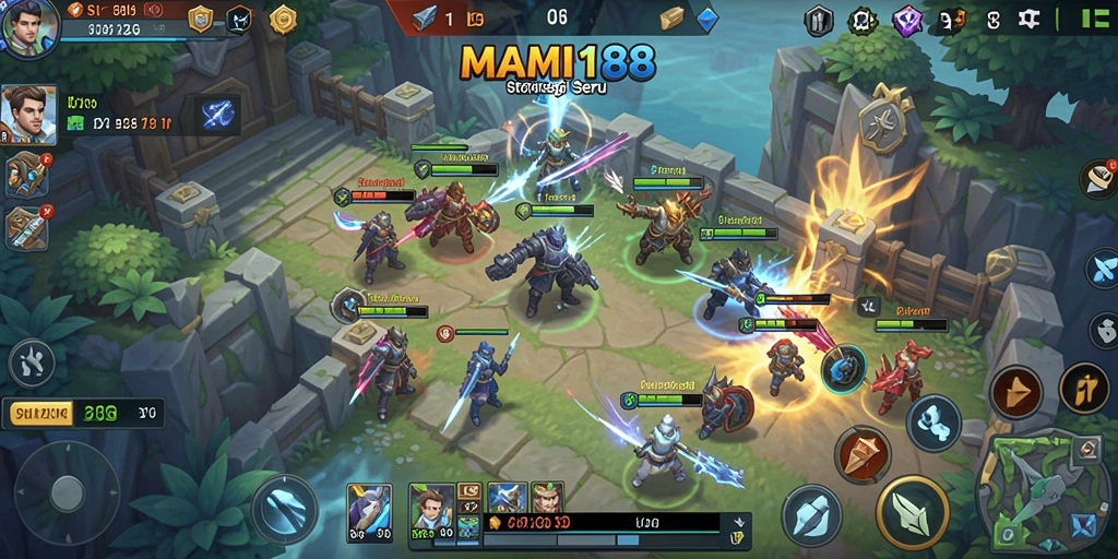 Tampilan menarik dari gameplay strategi MAMI188.