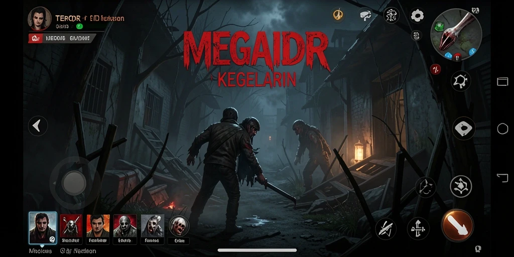 Screenshot menampilkan momen mencekam dalam gameplay MEGAIDR.