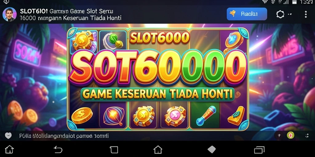 Tampilan gameplay seru dan mengasyikkan dari SLOT6000.