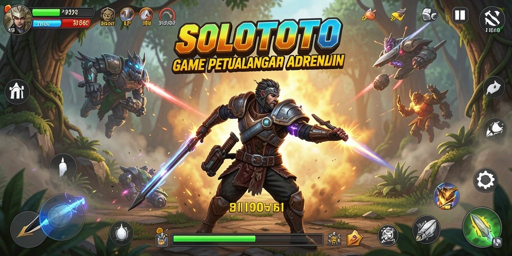Tampilan aksi seru dalam permainan SOLOTOTO yang mendebarkan.
