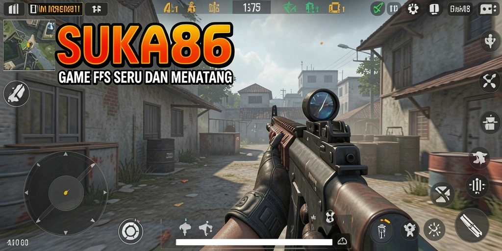 Tangkapan layar gameplay SUKA86 yang menampilkan aksi pertarungan seru.