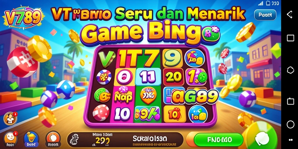 Tampilan gameplay Bingo yang menarik dan seru di VT789.