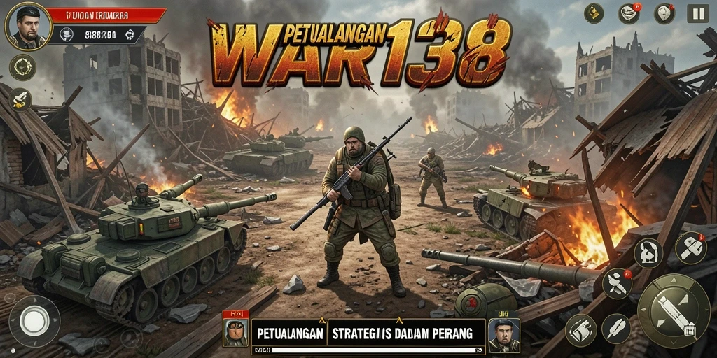 Tampilan menarik dari gameplay strategis di WAR138.